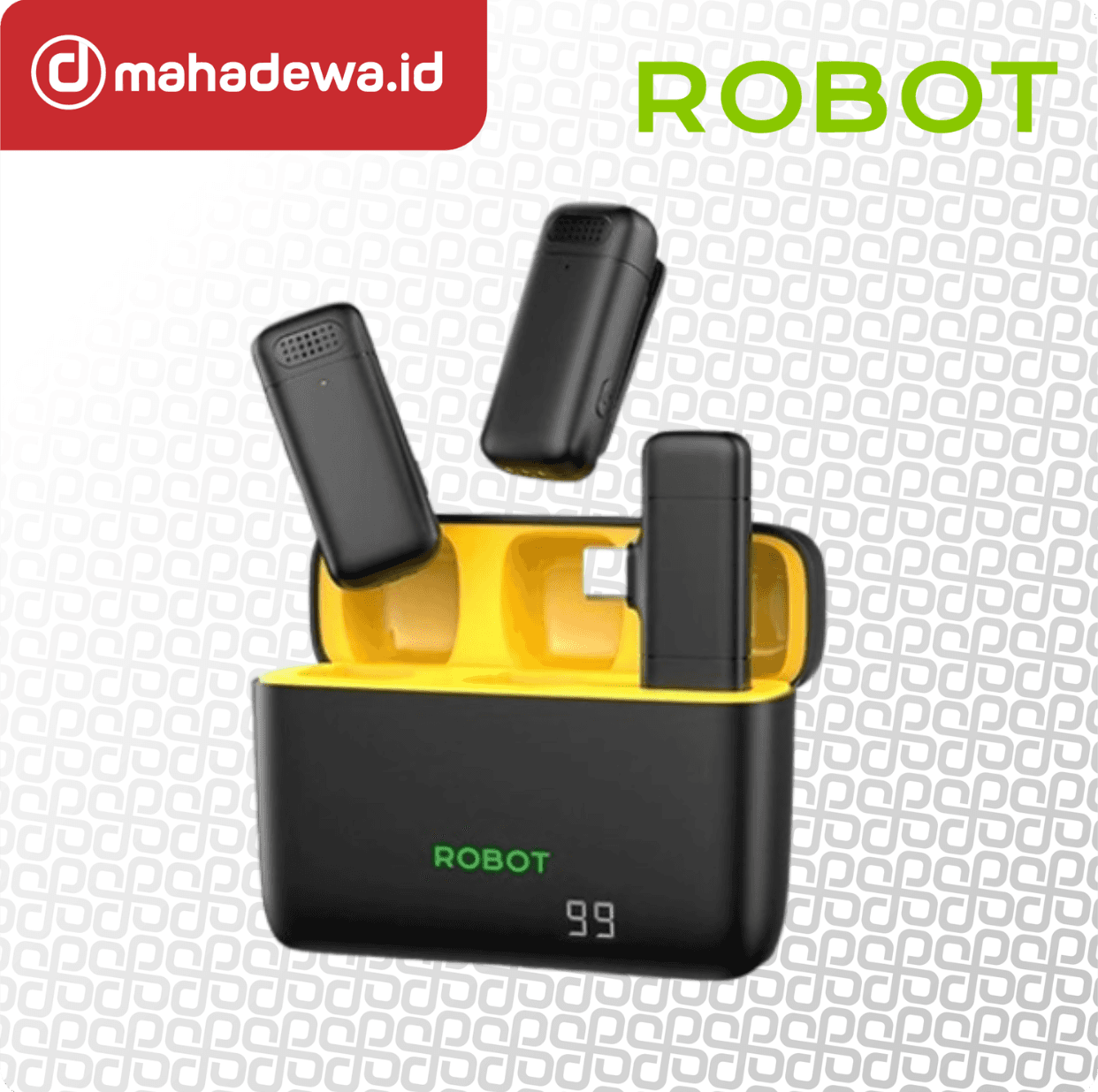 ROBOT RS20 1 to 2 Clip on wireless mic